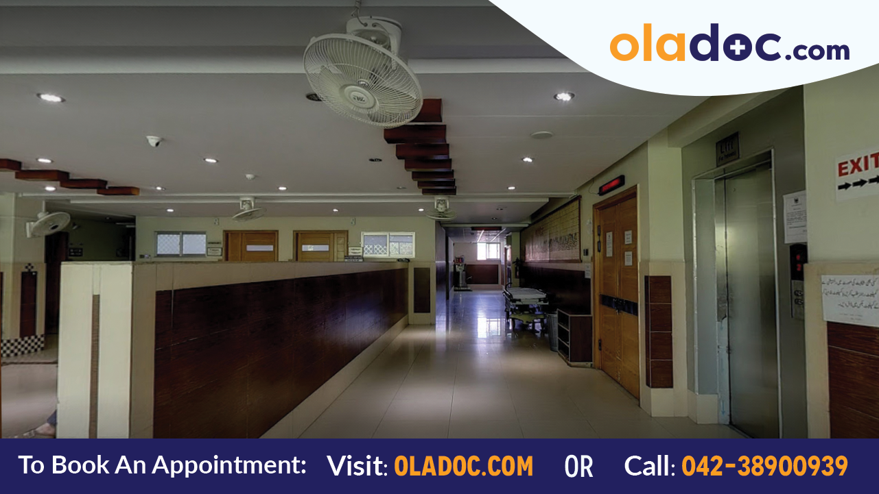 Lobby at Niazi Hospital lahore